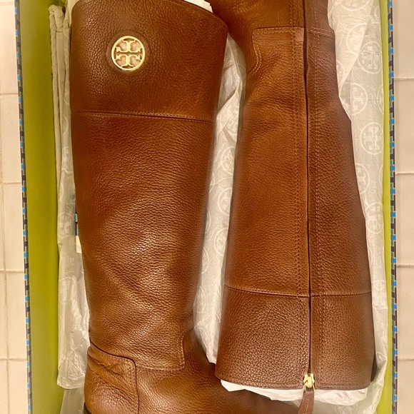 Tory Burch Junction Boots 8.5 Brown - Picture 2 of 11